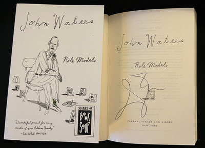 John Waters signed Role Models trade paperback book