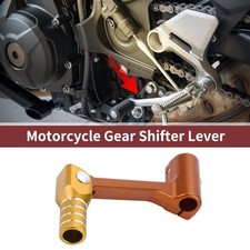 Foldable Motorcycle Gear Shifter Lever For Bosuer Cheetah Orange And Gold Tone Foldable Motorcycle Gear Shifter Lever For Bosuer Cheetah Orange And Gold Tone