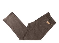 Vintage Made In USA Wrangler 13MWZKL 42x34 Brown Jeans Dark Wash Photos4Measure