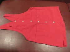 GUESS Jeans Girls' Overall Dress Red Size 10