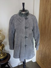 Vintage C & A Grey Suede Coat.