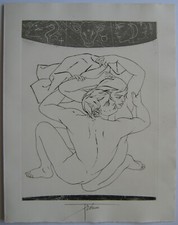 TREMOIS PIERRE YVES GRAVURE SIGNÉE À L'ENCRE HANDSIGNED ETCHING MYTHOLOGIE