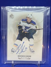 2020-21 UD SP Authentic Auto Brayden Schenn St Louis Blues 