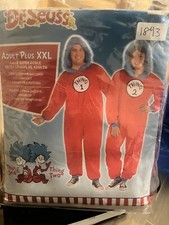 BRANDNEW Dr Seuss Thing Jumpsuit Halloween Costume Adult XxL