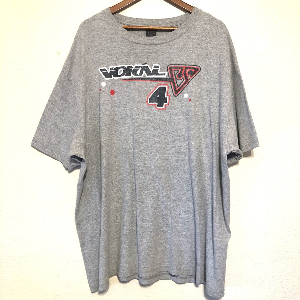 Vokal T Shirt Men's Size 2XL XXL Gray Nelly #4 y2K Hip Hop