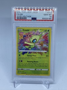 Psa 10 Mint Celebi Amazing Rare 009 185 Vivid Voltage Bgs Black Label Ebay