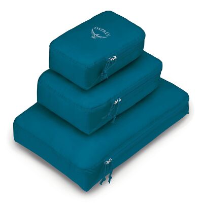 Osprey Ultralight Packing Cube Set Kleidersack Waterfront Blue blau Neu