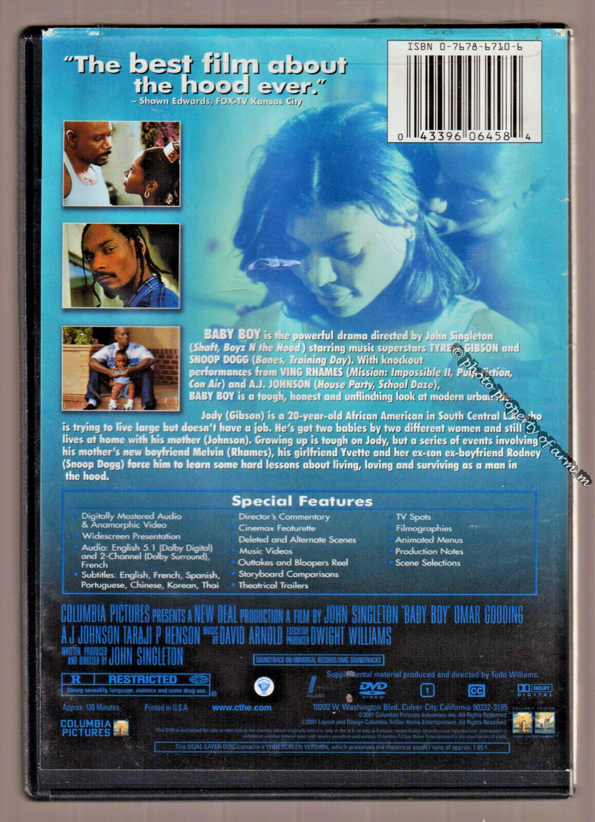 Baby Boy - Tyrese Gibson, Snoop Dogg, Ving Rhames (2001 DVD R