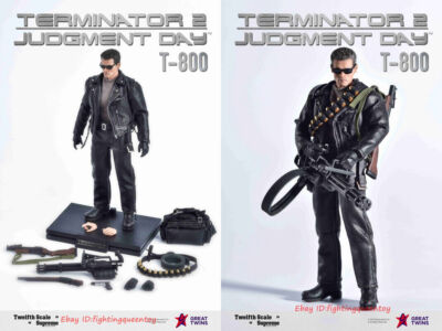 GREAT TWINS TERMINATOR 2 T-800 1/12 SCALE 6'' FIGURE INSTOCK