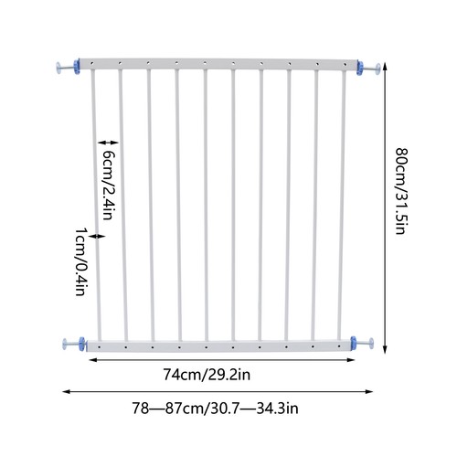 Fixed Window Guard Bar Iron Security Grills Home Use 30.7-34.3 Inch Adjustable - Picture 9 of 10
