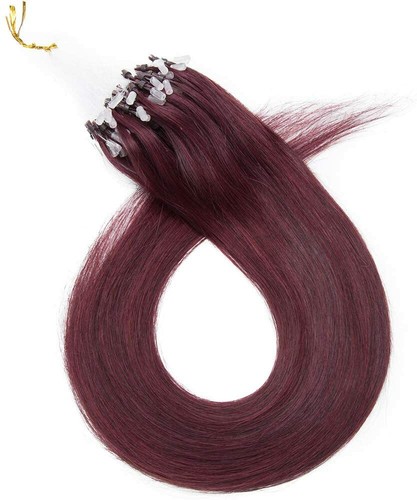 Easy Micro Ring Loop Hair Extensions Micro Beads Link Remy Brazilian Remy Human - Picture 54 of 74