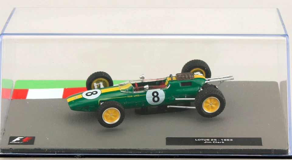 Lotus 25 Jim Clark 1963 #1 Formel 1 1:43 Atlas Modellauto  - Bild 3 von 3
