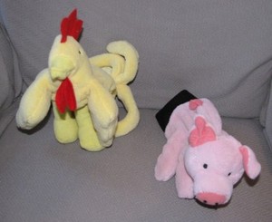 farm animal hand puppets