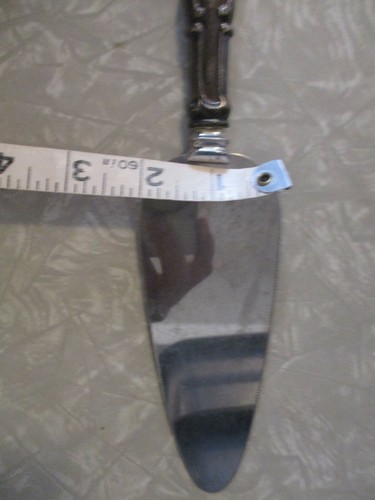 Sterling silver Cake server Cheese plate utensil flatware vintage - Picture 7 of 12