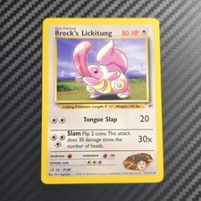 Gym Heroes Brock's Lickitung Pokémon Card - 41/132