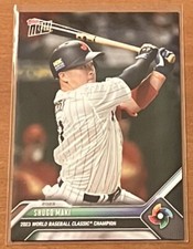 2023 TOPPS NOW #WBCJPN-8 SHUGO MAKI - WOLRD BASEBALL CLASSIC CHAMPION