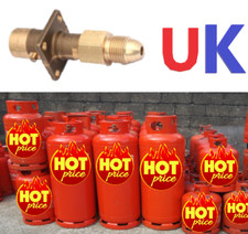 UK Bayonet LPG Filler fill GAS Bottle Adapter SET NON RETURN VALVE INSIDE POL G