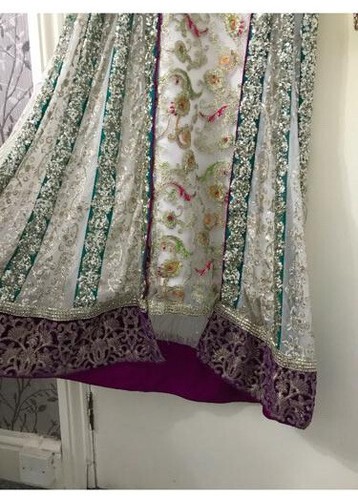 Ladies Asian Indiaa Pakistani Dress Outfit Wedding/party With Trouser&Duppatta - Picture 2 of 12