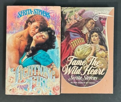 2 Serita Stevens Books - Tame the Wild Heart and Lightning and Fire