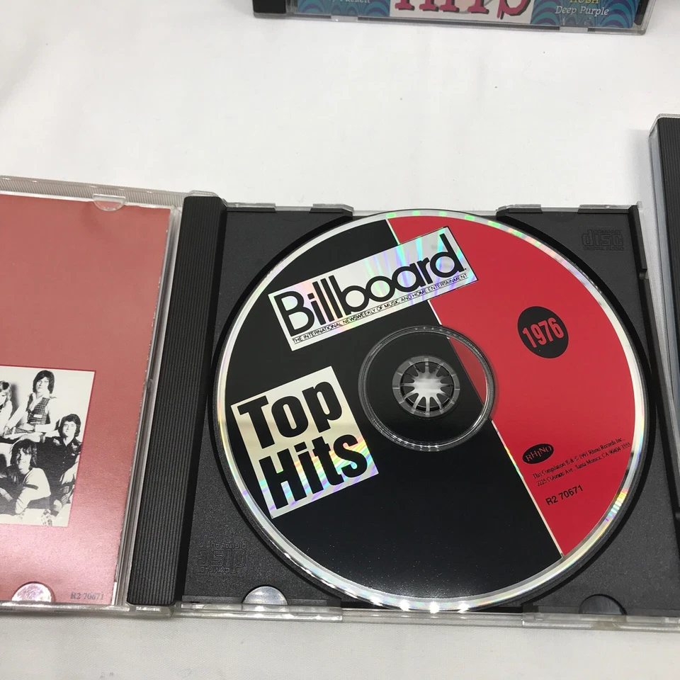 5 CD Billboard Top Hits 1976,1978,1980-Top Pop Hits 1968 & Top Movie Hits 1970s. Foto 3 de 4