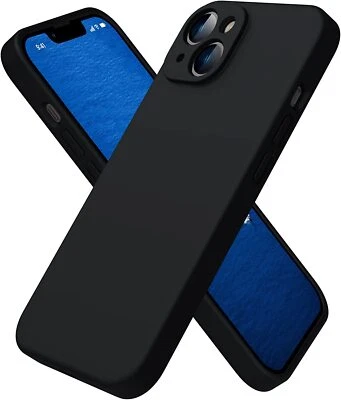 Coque Silicone Couleur Noire Pour iPhone 14 Little Boutik®