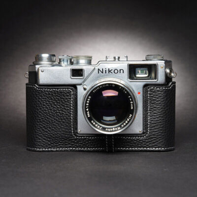 Nikon S2 Half Case Camera Bag Genuine Leather Retro Cover Insert Handmade Case