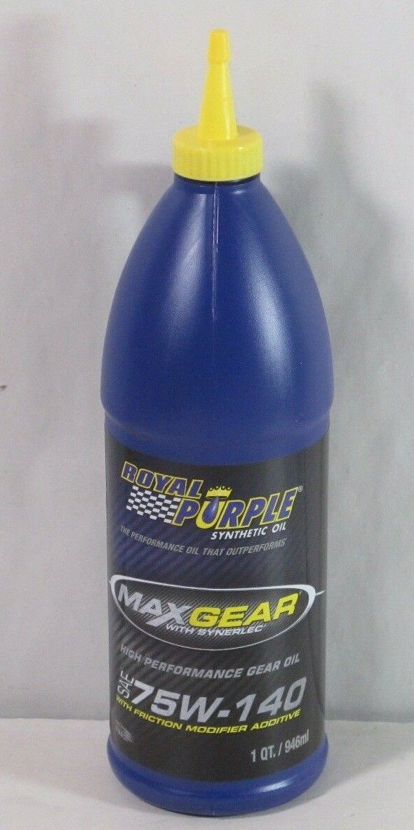 Royal Purple 01301 Max-Gear Synthetic Gear Lube Oil 75W140 1-Qt