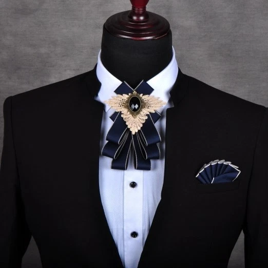 1pc Men Bow Ties Crystal Satin Check Plaid Suit Neck Decor Formal Wedding Party - Image 2 of 4