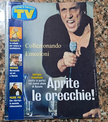 TV SMILE E SONGS N.18 2001-Adriano Celentano-Mina-Casalegno-Aerosmith