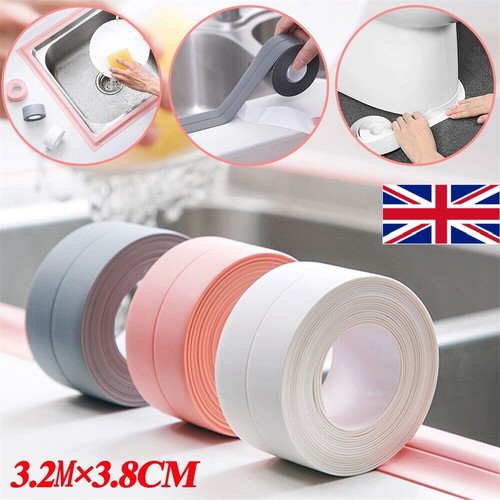 UK Waterproof Seam Tape Mold Proof Sealing Strip for Kitchen Bathroom Home Decor - Picture 3 of 26