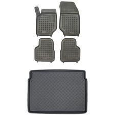RX12390159-1 Satz Fußmatten und PE Kofferraumwanne für Citroen C4 III ab 2020 ob