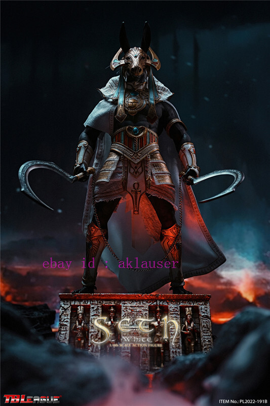 Tbleague Pl2022-191b 1/6 Egyptian God Seth White Ver Action Figure