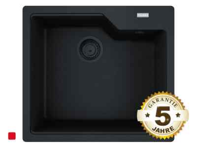 Franke Urban UBG 610-56 Black Matt Collection - 114.0682.738 Granitspüle