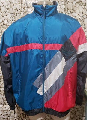 adidas colorblock windbreaker