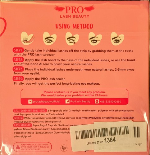 Pro Lash Extension Set 280 PCS Kit de Extensión de Pestañas - Imagen 2 de 2