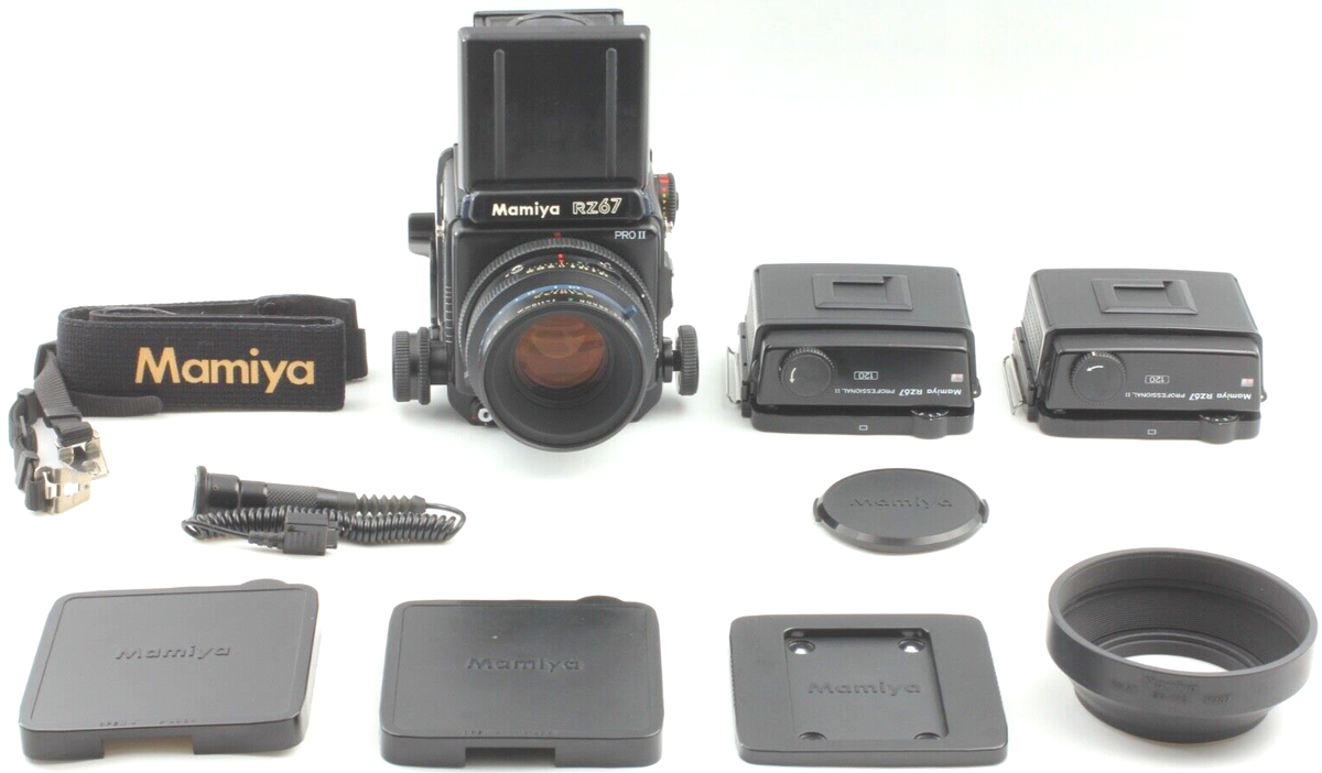 2 Film Hoders [N Mint] Mamiya RZ67 Pro II Camera Sekor Z