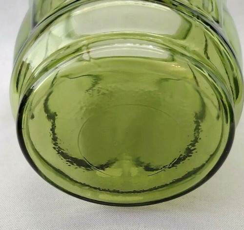 VTG VIKING GLASS GREEN CANISTER JAR & LID 8" - Bild 4 von 4