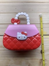 Hello Kitty Plastic Toy Purse. Good conditioned