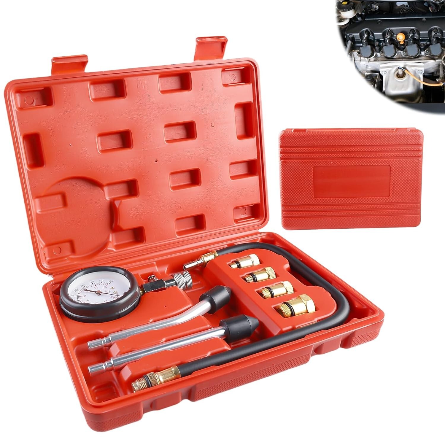 Kit testeur de compression PRITOK a raccord rapide pour mesure precise de pression