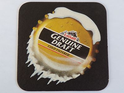 Beer COASTER ~ LABATT Brewing Co Genuine Draft ~ London, Ontario, CANADA Brewery