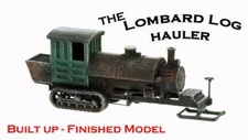 LOMBARD LOG Hauler Built up S Scale Logging Model, 1/64 scale Finished Model
