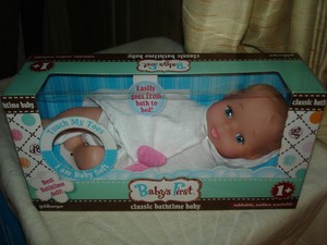 baby's first classic bath time baby