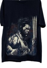 Vintage 90  s Mad Engine Marvel Wolverine - Logan T-shirt Large