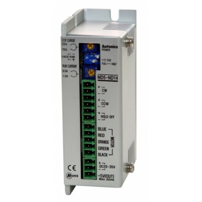 Autonics MD5-ND14 5-Phase Normal Stepping Motor Driver Run 1.4A/PHASE DC Input