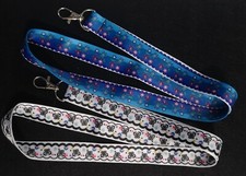 lot cartoon butterfly Lanyard For Bus subway ID Card KeyChain Holder gift