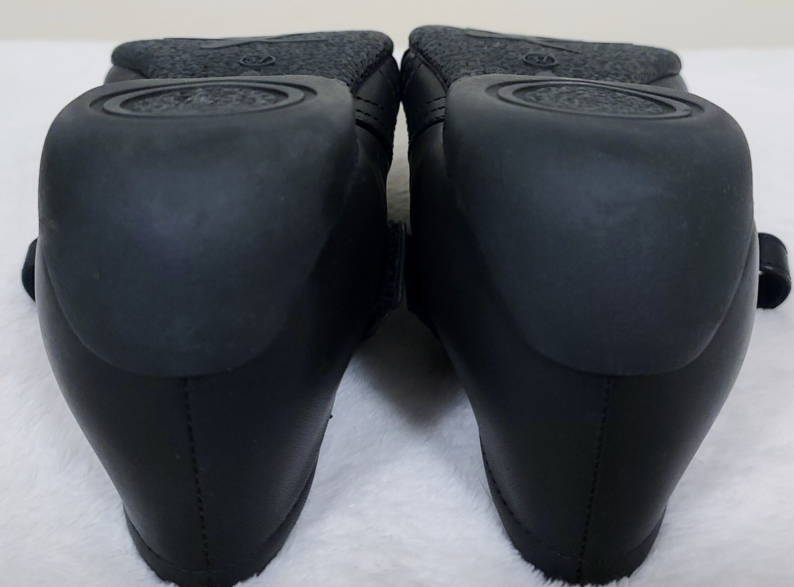 AS NEW ZIERA WOMENS FLAT BLACK LEATHER MJ SHOES 37 OR 6.5 WIDE ORTHOTIC FRIENDLY eBay