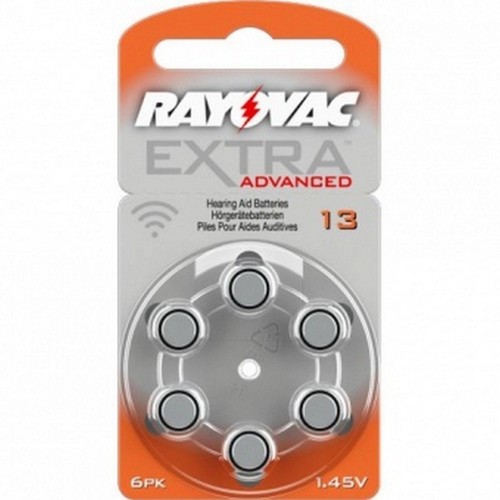 600x Rayovac Extra Avanzato Acustici 13 13AU-6XEMF 100 Blister - Foto 5 di 6