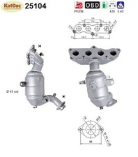 ✅ Katalysator für Mazda 2, 1.3, 55/63kW, Euro 4