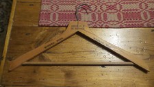 Vintage Adv Wood Hanger THE CONTINENTAL, WINONA, MN, WAUSAU, WI