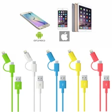 MaximalPower 2in1 Lightning & Micro-USB for iPhone 5/5s/5c/6/6+ & Android Phones